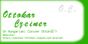 ottokar czeiner business card